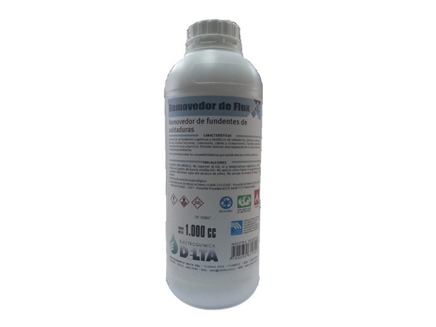 &u+ REMOVEDOR FLUX LIQUIDO BOTELLA 1 LTS DELTA